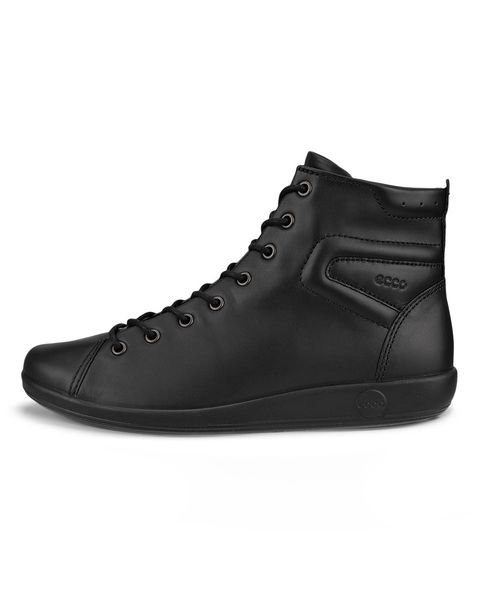 Ghete casual dama ECCO Soft 2.0 (Black)