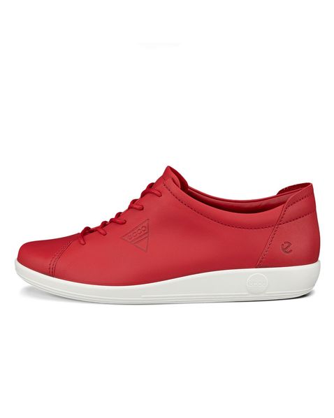 Pantofi casual dama ECCO Soft 2.0 W (Red / Chili Red)