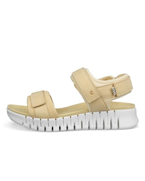 Sandale casual dama ECCO Gruuv Sol W (Yellow / Straw)