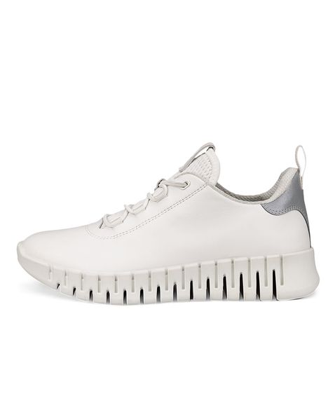Sneakers casual dama ECCO Gruuv W (White / Light grey)