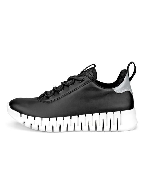 Sneakers casual dama ECCO Gruuv W (Black / Light grey)