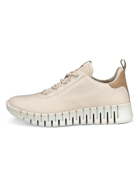 Sneakers casual dama ECCO Gruuv W (Beige / Limestone)