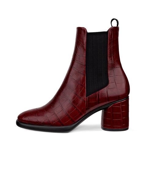 Botine business dama ECCO Sculpted LX55 (Red / Brick)