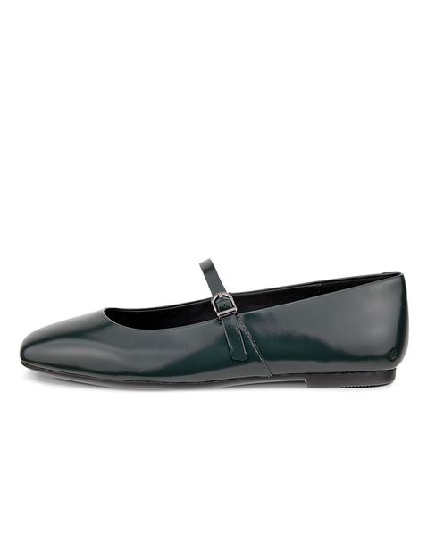 Balerini business dama ECCO Margot (Green / Sea tangle)