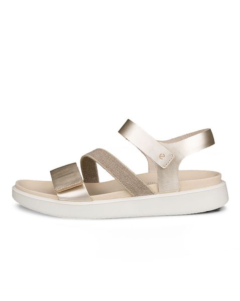 Sandale casual dama ECCO Flowt W (Pure white gold)