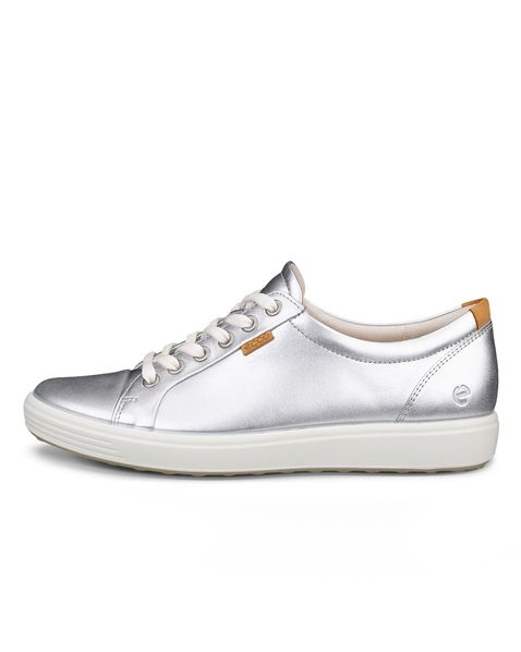 Pantofi casual dama ECCO Soft 7 (Grey / Metallic Silver)