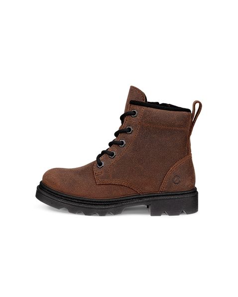 Ghete casual copii ECCO Grainer K (Brown / Mink)