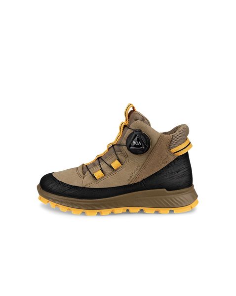Ghete sport baieti ECCO Exostrike K (Nutmeg brown / Black)