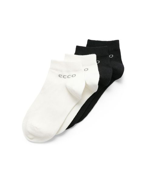 Set sosete copii ECCO Play Longlife doua perechi (Black / White)