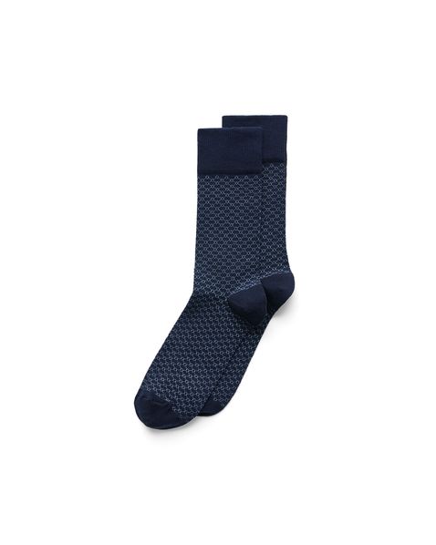 Sosete casual barbati ECCO Classic Honeycomb (Blue / Night sky)