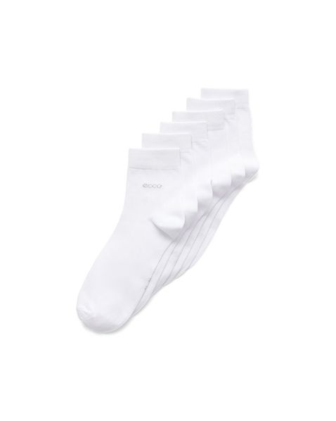 Set 3 perechi sosete unisex ECCO Classic (White)
