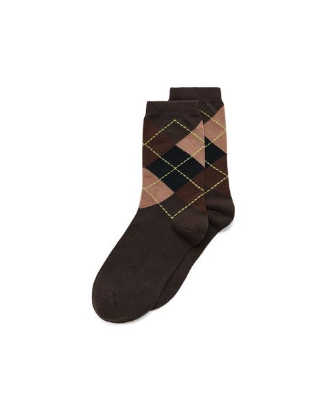 Sosete casual dama ECCO Classic Harlequin (Brown)