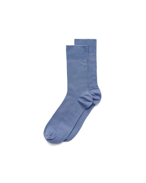 Sosete casual dama ECCO Vibe Ribbed (Blue)