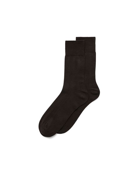 Sosete casual barbati ECCO Classic Ribbed (Brown)