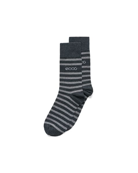 Sosete casual barbati ECCO Classic Stripe (Black)