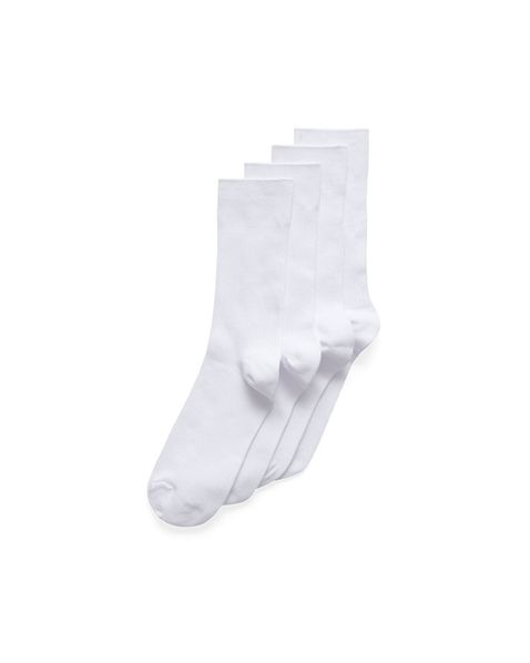 Set sosete casual unisex ECCO Rib (White)